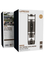 ماكينة قهوة محمولة 4 في 1 بخفاق حليب من Lepresso