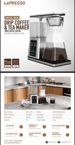 ماكينة تحضير القهوة والشاي بالتقطير Lepresso Crystal Brew