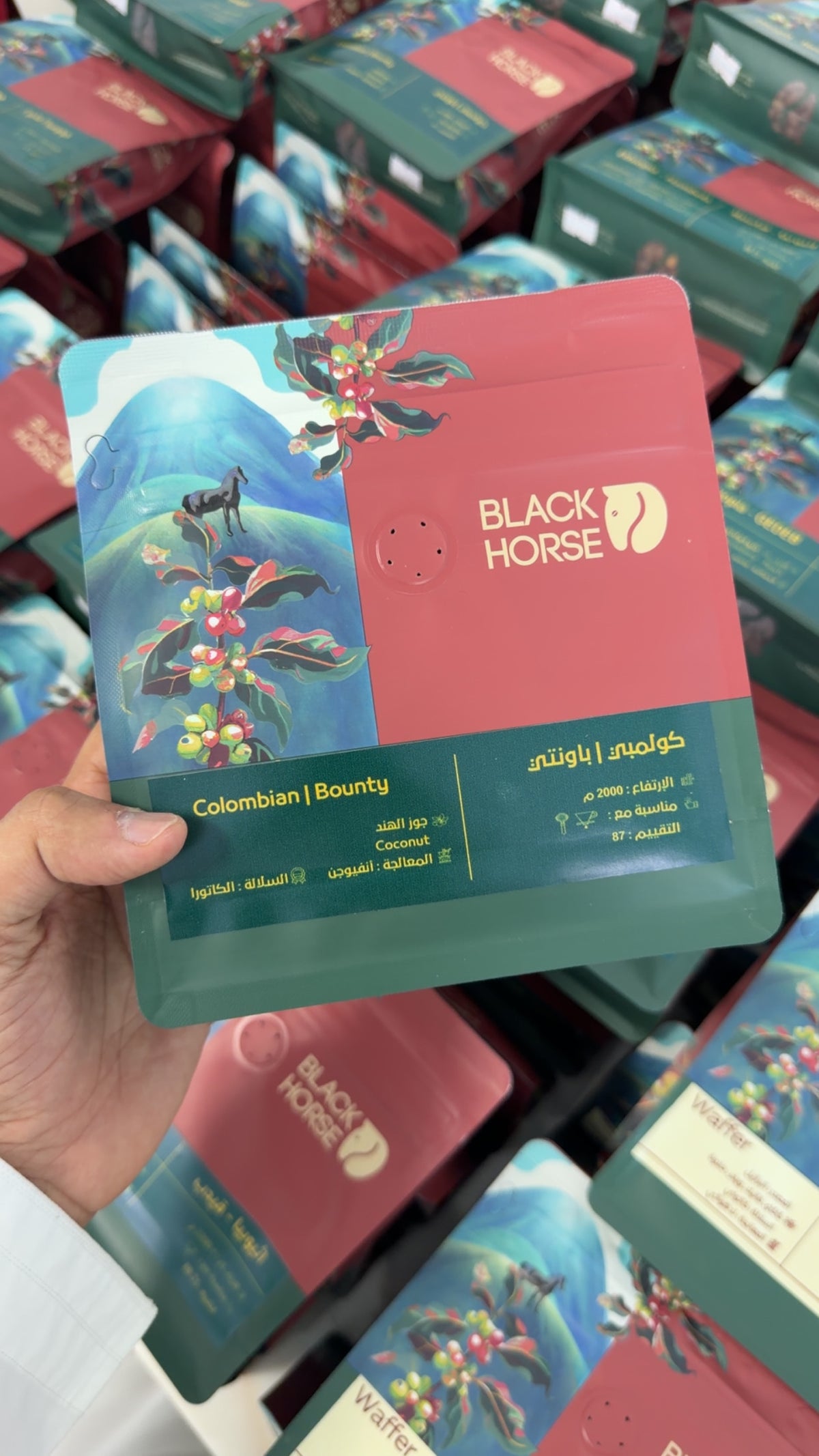 بلاك هورس | Colombian bounty Coffee Beans 250g | SKU: 5002