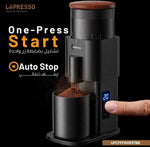 مطحنة بن كهربائية محمولة من Lepresso ببطارية قابلة للشحن ومنفذ Type-C