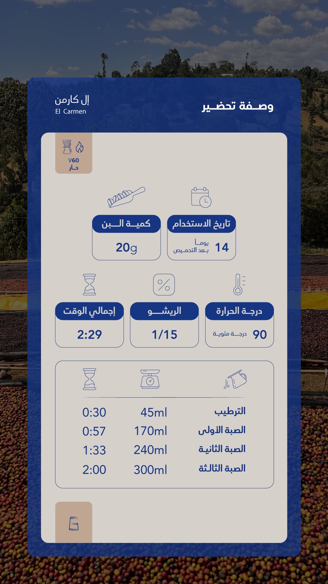 كيس قهوة سواء السلفادور إل كارمن