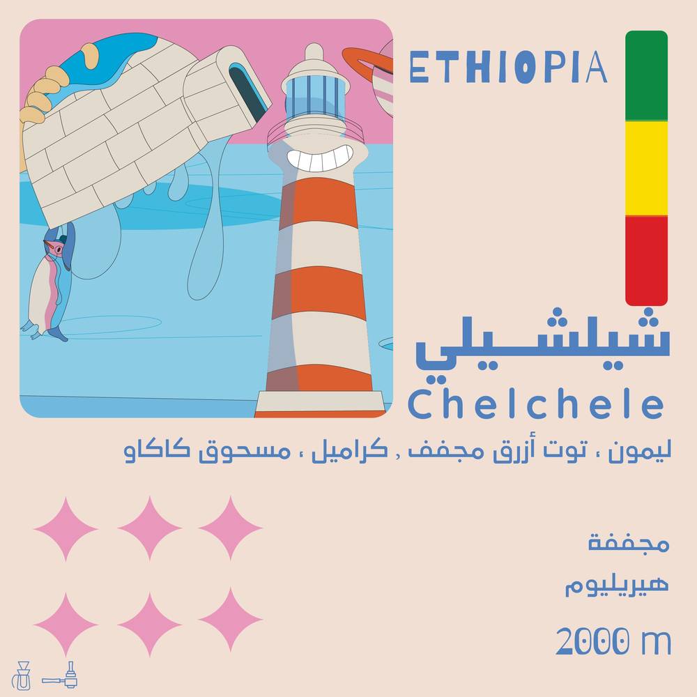 كيس قهوة أولالا شيلشيلي إثيوبيا