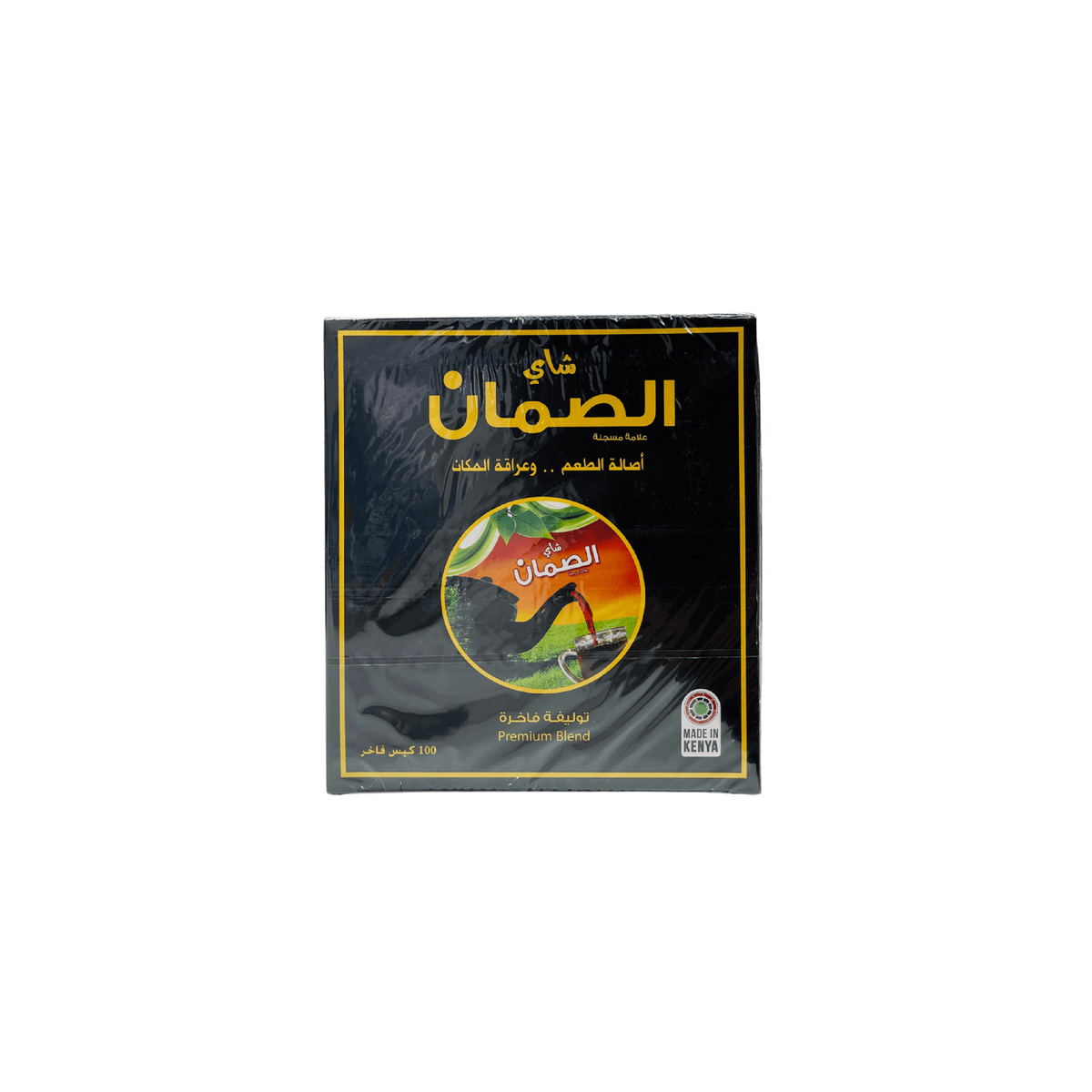 عبوة شاي الصمان توليفة فاخرة كيني أكياس 100 كيس