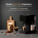 ماكينة قهوة كريما برو متعددة الكبسولات مع خزان حليب من Lepresso