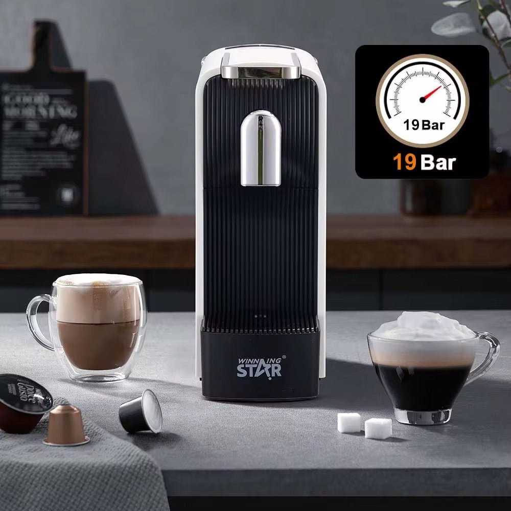 ماكينة قهوة كبسولات Winning Star ST-9746 بتصميم عصري للمنزل