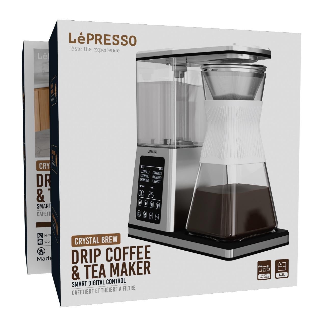 ماكينة تحضير القهوة والشاي بالتقطير Lepresso Crystal Brew