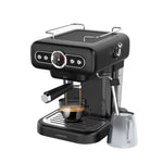 مكينة إسبرسو LePresso RetroBarista بتصميم ريترو مع مقياس ضغط وفوهة بخار حليب