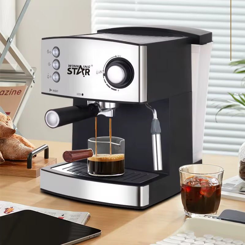 ماكينة إسبريسو Winning Star ST-9702 مدمجة مع ذراع بخار جانبي