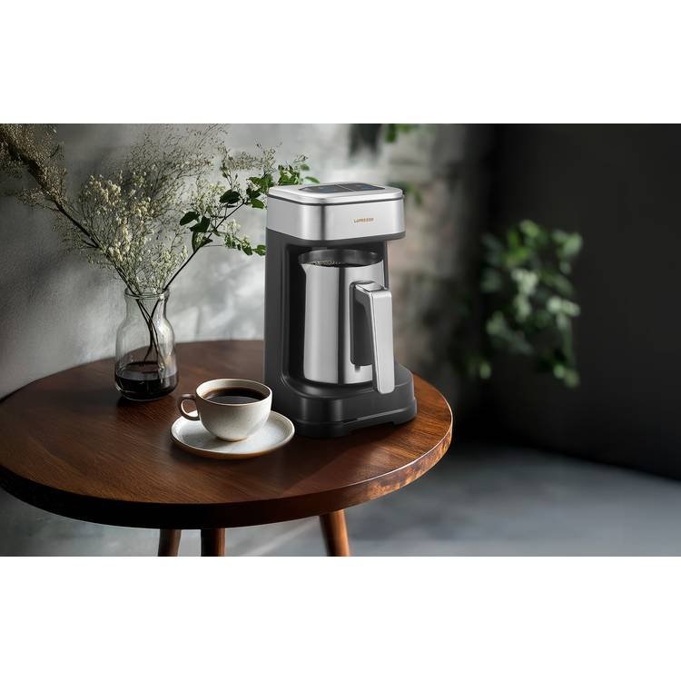 ماكينة قهوة تركية من LePresso بكوب ستانلس ستيل