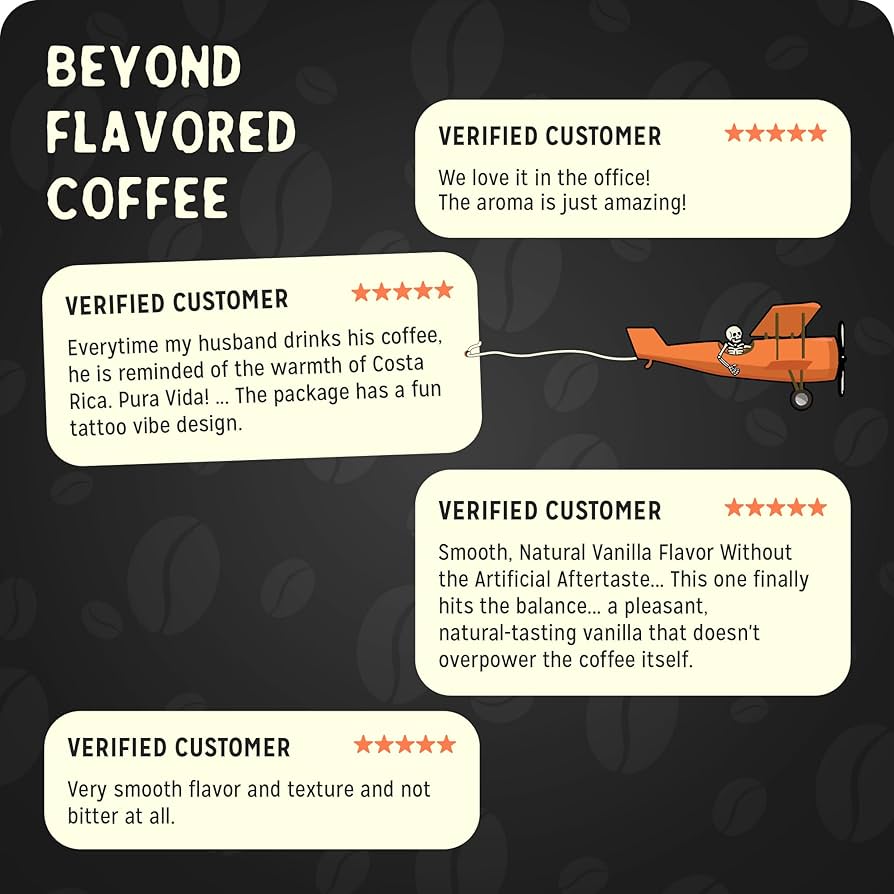 كيس قهوة كراميل مملح من Bones Coffee بوزن 340 جم