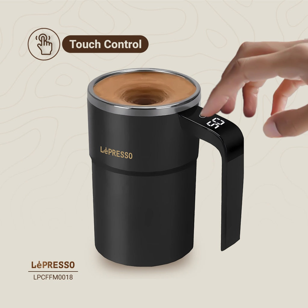 كوب ليبريسو StirMagic ذاتي التحريك المغناطيسي 380 مل - أسود