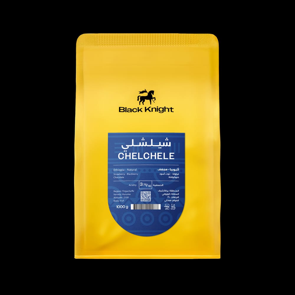 بلاك نايت | Chelchele Ethiopia Natural Coffee Beans 1kg | SKU: 101223