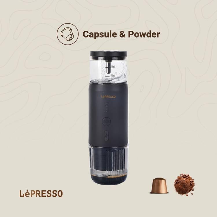 ماكينة إسبريسو محمولة من الفولاذ المقاوم للصدأ من LePresso