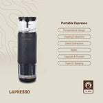 ماكينة إسبريسو محمولة من الفولاذ المقاوم للصدأ من LePresso
