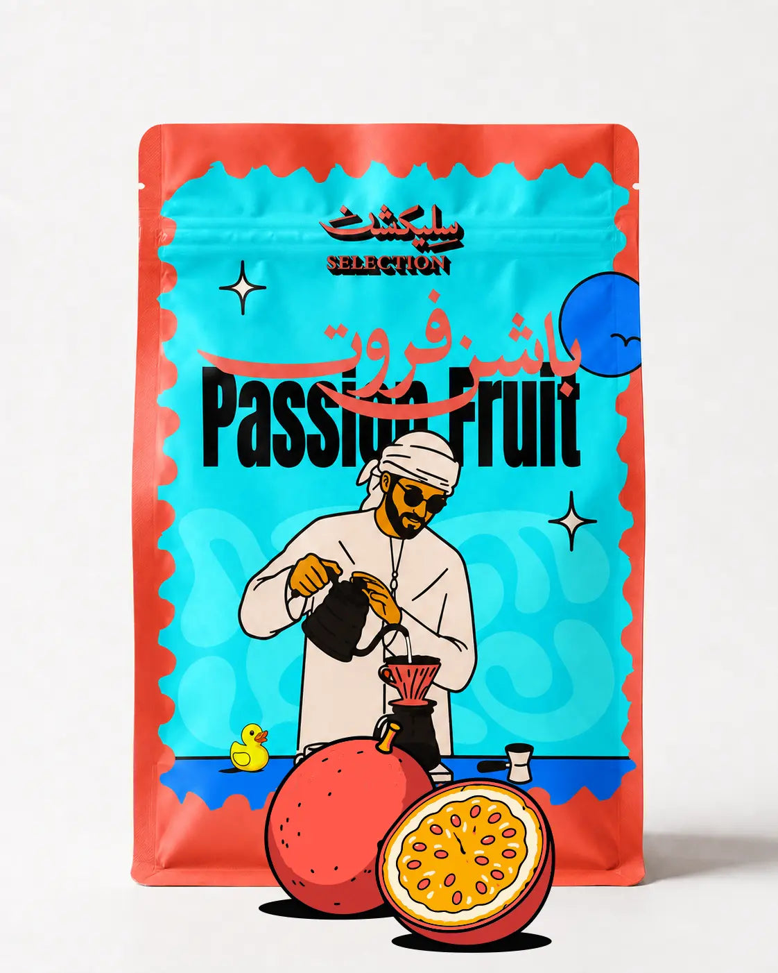 كيس قهوة سيليكشن كولومبيا باشن فروت