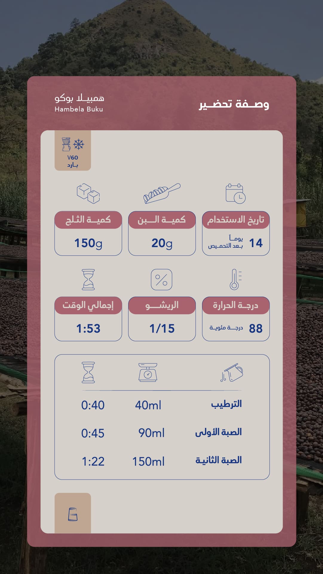 كيس قهوة سواء إثيوبيا هامبيلا بوكو