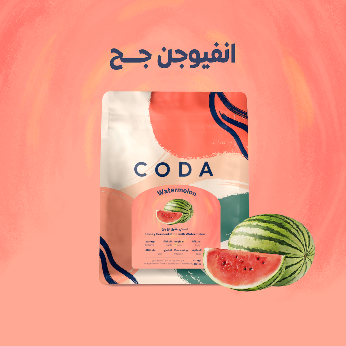 كيس قهوة كودا بطيخ (ريفريشكو)