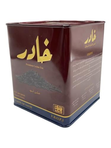 علبة شاي الخادر أسود خشن سيلاني 400 جرام