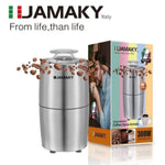طاحونة القهوة والتوابل Jamaky بوعاء من الستانلس ستيل
